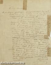 Kossuth Lajosnak, Magyarország kormányzó–elnökének autográf levele, Görgei Artúr honvédtábornokhoz, a honvédség fővezéréhez (1849. jún. 26. )(A tételről írt tanulmány a leírásban olvasható.)