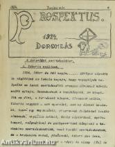 Prospektus. 1924. Doromlás