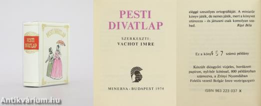 Pesti Divatlap (minikönyv) (számozott példány)