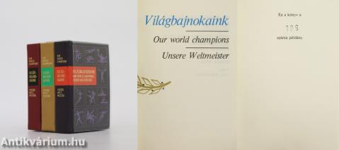 Világbajnokaink/Világbajnokaink/Világbajnokaink (3 db minikönyv) (számozott példány)