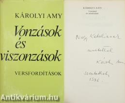 Vonzások és viszonzások (dedikált példány)