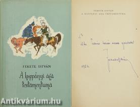 A koppányi aga testamentuma (dedikált példány) (Illusztrációk: Győry Miklós)