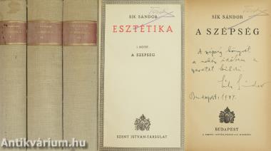 Esztétika I-III. (dedikált példány)
