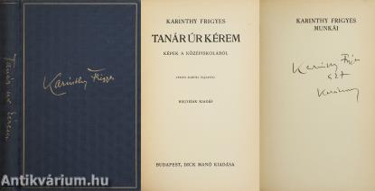 Tanár úr kérem (aláírt példány) (Illusztráció: Vértes Marcel)