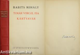 Timár Virgil fia/Kártyavár (aláírt példány)