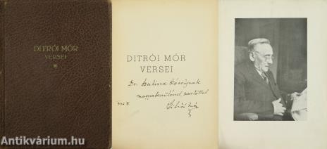 Ditrói Mór versei (Dr. Bulissa Károly ügyvédnek dedikált példány)