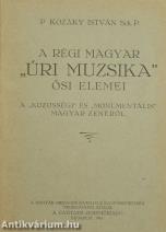 A régi magyar 