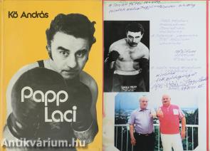 Papp Laci (Papp László autográf soraival ellátott üdvözlőlap-melléklettel)