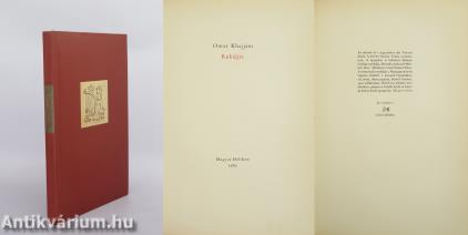 Rubáíját (számozott, bőrkötéses, bibliofil példány)
