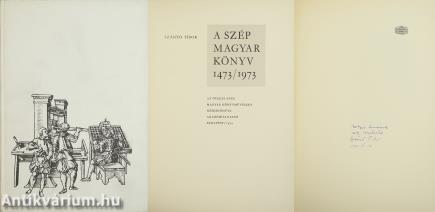 A szép magyar könyv 1473/1973 (dedikált példány)