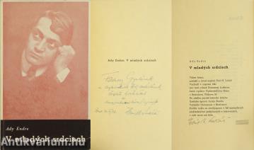V mladých srdciach (Földessy Gyula irodalomtörténésznek dedikált, aláírt, bibliofil példány)