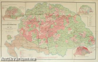 Magyar országi Képviselő-Választó-Kerületek Térképe