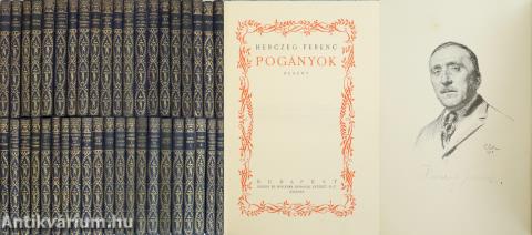 Herczeg Ferenc munkái I-XL./Surányi Miklós: Herczeg Ferenc (aláírt példány) (Teljes sorozat)