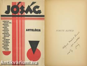 Jóság (dedikált példány) (Az avantgard címlapot Hollán Herry tervezte)