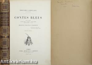 Contes bleus (Jókai Mór által dedikált példány)
