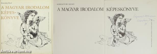 A magyar irodalom képeskönyve (dedikált példány) (Tipográfia: Szántó Tibor. Borítórajz: Szalay Lajos.)