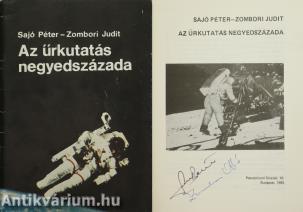 Az űrkutatás negyedszázada (Farkas Bertalan és Zombori Ottó által kétszeresen aláírt példány)