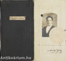 Acsády György leckekönyve (Ilosvay Lajos, Hültl Dezső, Pattantyús-Ábrahám Géza, Vendl Aladár, Czakó Adolf és további 15 tanár és vezető tisztségviselő által aláírt példány)