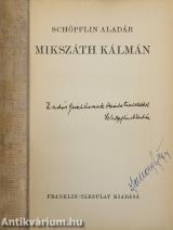 Mikszáth Kálmán (Rados Gusztáv matematikusnak dedikált példány)