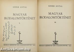 Magyar irodalomtörténet I-II. (dedikált példány) (A kötetről írt irodalomtörténeti tanulmány a leiratban olvasható)