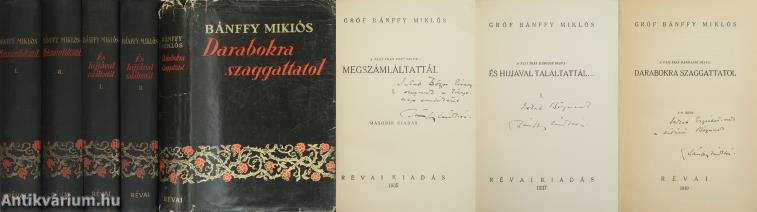 Megszámláltattál... I-II./És hijjával találtattál I-II./Darabokra szaggattatol (Háromszorosan dedikált példány)
