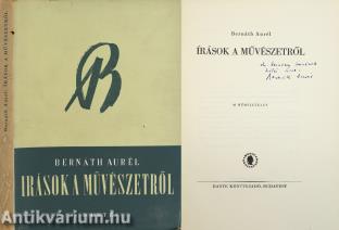 Írások a művészetről (dedikált példány)