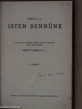 Isten bennünk