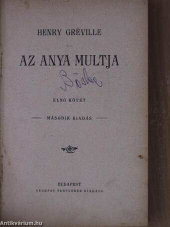 Az anya multja I-II.