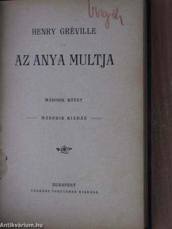 Az anya multja I-II.