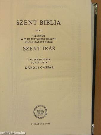 Szent Biblia