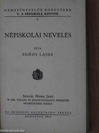 Népiskolai nevelés