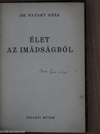 Élet az imádságból