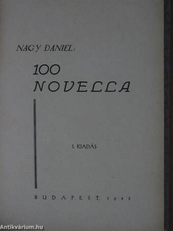 100 novella I.