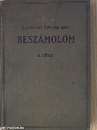 Beszámolóm II.