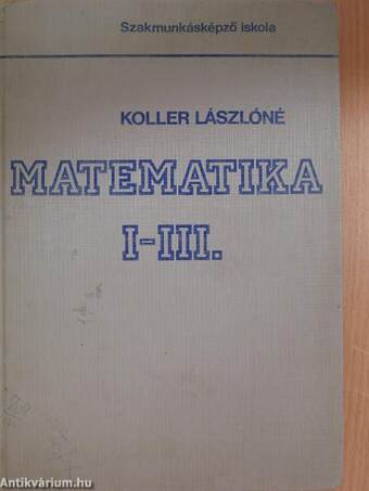 Matematika I-III.