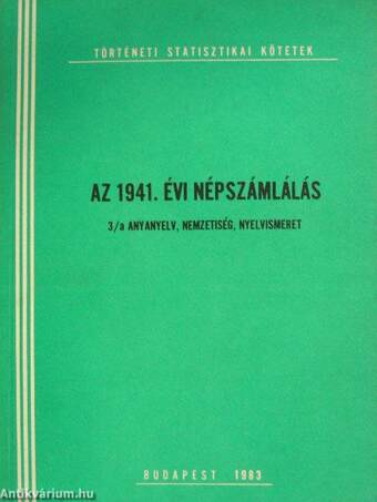 Az 1941. évi népszámlálás 3/a