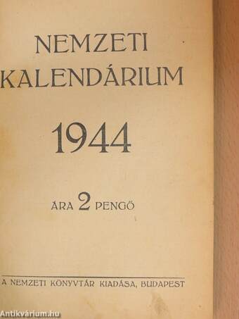 Nemzeti Kalendárium 1944