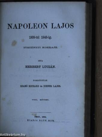 Napoleon Lajos VII-VIII. (töredék)