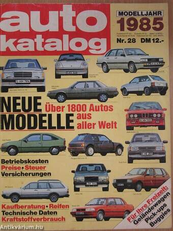 Autokatalog 1985.