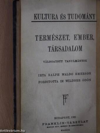 Természet, ember, társadalom