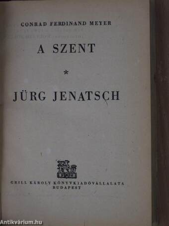 A szent/Jürg Jenatsch
