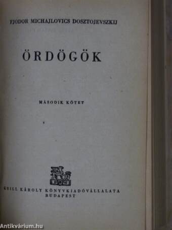 Ördögök I-II.