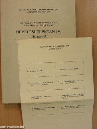 Neveléslélektan IV/1. (töredék)