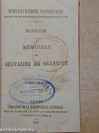 Memoires chevalier de Grammont