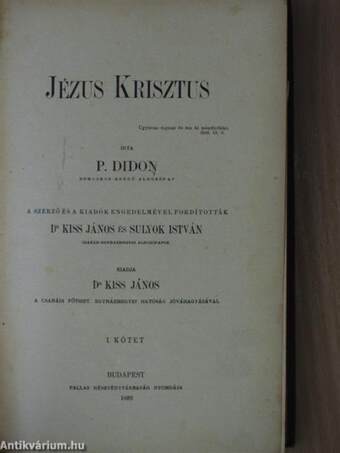 Jézus Krisztus I-II.