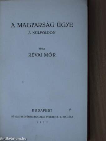 A magyarság ügye