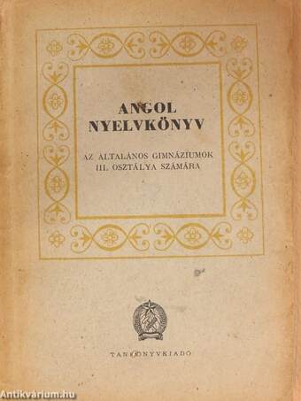 Angol nyelvkönyv III.