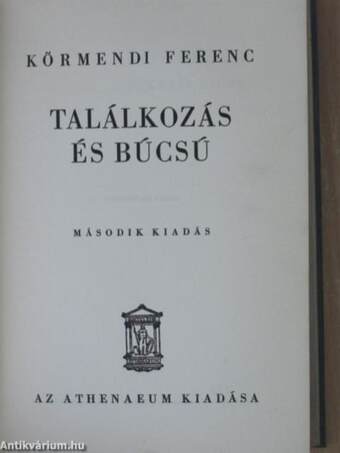 Találkozás és búcsú