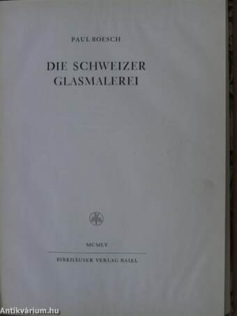 Die Schweizer Glasmalerei