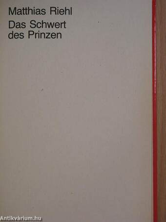 Das Schwert des Prinzen